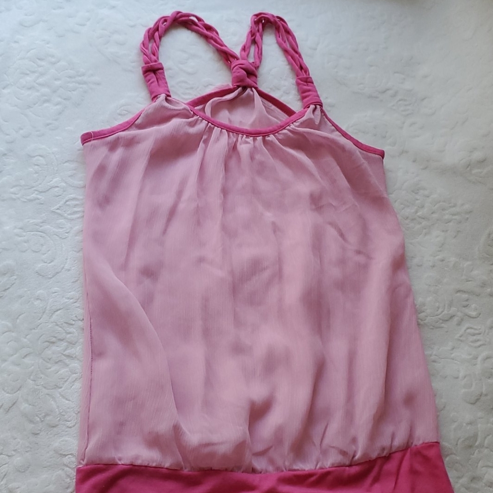 Pink See through Sexy Blouse